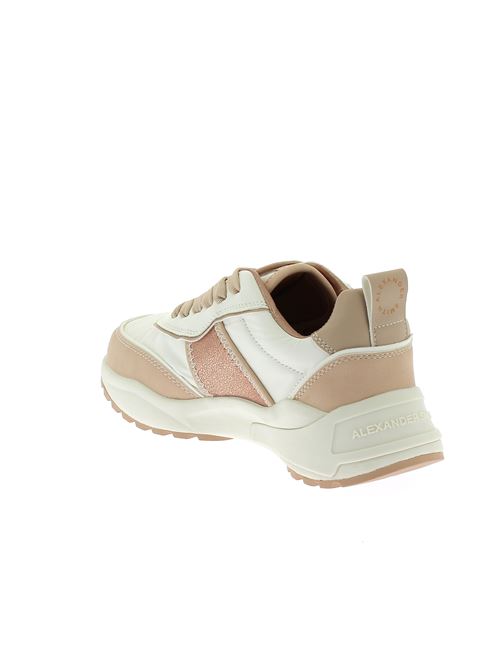 Eco Dover Woman sneakers da donna bianca e cipria ALEXANDER SMITH ACBC | AEBBEDW8073BEWX